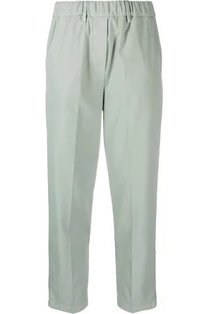 ALYSI Straight-leg cotton trousers