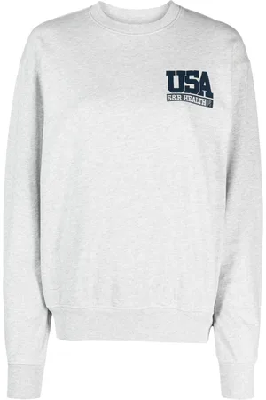 Sporty & Rich Logo-print crew-neck sweatshirt