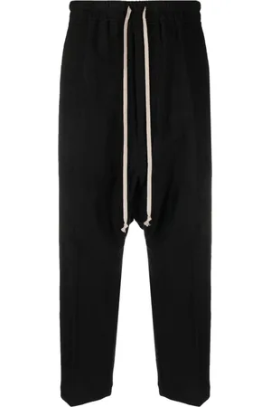 Rick Owens Drop-crotch virgin-wool trousers