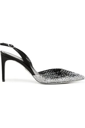 RENE CAOVILLA Jackie 70mm crystal-embellished pumps