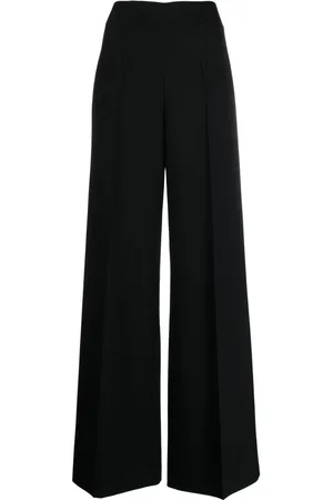 Twin-Set Logo-plaque pallazo trousers