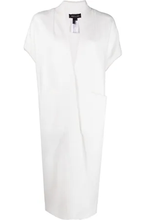 LORENA ANTONIAZZI Short-sleeve wool cardi coat