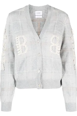 Barrie Logo-embossed cashmere cardigan