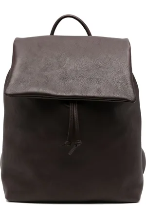 MARSÈLL Logo-debossed leather backpack
