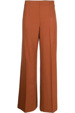 Twin-Set Logo-plaque pallazo trousers