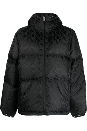 GCDS Logo-monogrammed hodded jacket