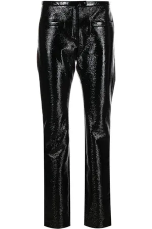 Courrèges Tube vinyl trousers