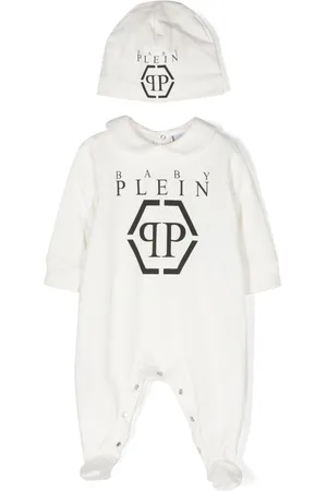 Philipp Plein Logo-print cotton romper