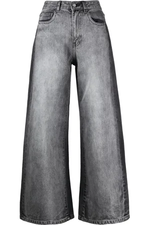 JNBY Panelled wide-leg jeans