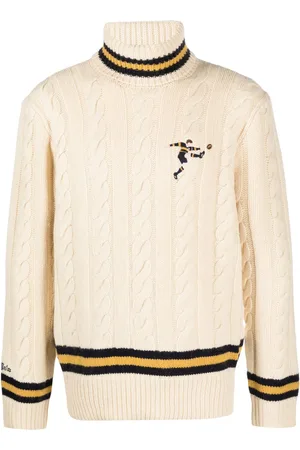 Ralph Lauren Logo-embroidered wool blend jumper