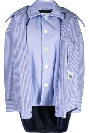 Maison Mihara Yasuhiro Layered padded shirt jacket
