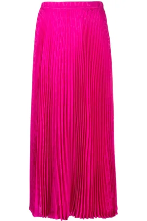 VALENTINO GARAVANI Pleated midi skirt