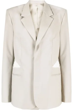 DION LEE Single-breasted wool blazer