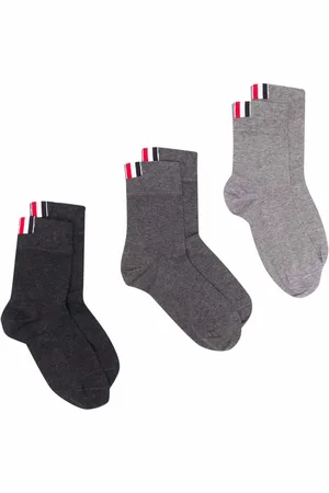 Thom Browne Three-pack ankle-length socks