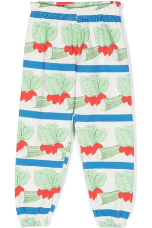 Mini Rodini Veggie-print cotton track pants