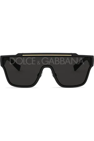 Dolce & Gabbana Logo-print square-frame sunglasses