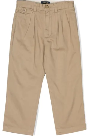 Ralph Lauren Pleat-detail cotton trousers