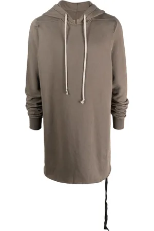 Rick Owens Cut-out drawstring hoodie