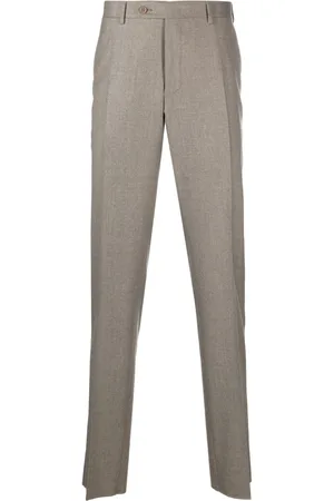 CANALI Slim-cut wool chinos