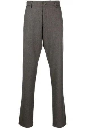 CANALI Drawstring-waist chinos