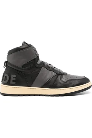 Rhude Rhecess high-top leather sneakers