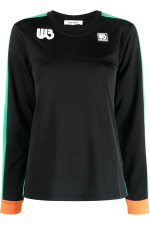 WALES BONNER Logo-patch organic-cotton sweatshirt