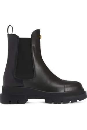Giuseppe Zanotti Tankie Beatle logo-plaque boots