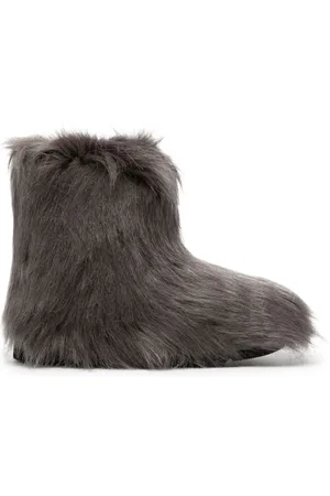 Stand Studio Olivia faux-fur ankle boots