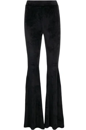 GCDS Velvet flared trousers