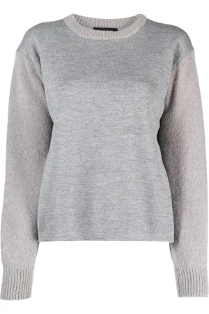 Fabiana Filippi Panelled crew-neck jumper