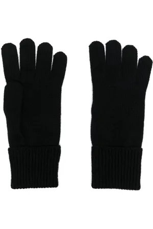 Woolrich Logo-patch cashmere gloves