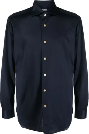 Kiton Slim-cut cotton shirt