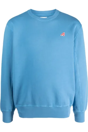 Autry Logo-patch cotton sweatshirt