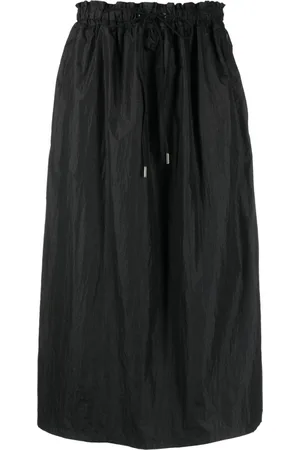 Woolrich High-waisted track midi skirt