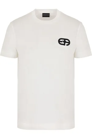 Emporio Armani Logo-embroidered T-shirt