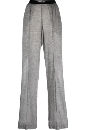 Tom Ford Logo-waistband cashmere track pants