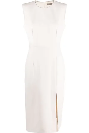 PESERICO SIGN Sleeveless pencil midi dress