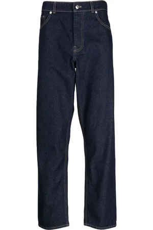 Maison Kitsuné Straight-leg cotton jeans