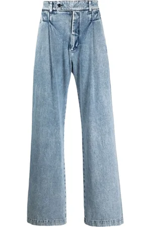 AMIRI Pleated wide-leg jeans