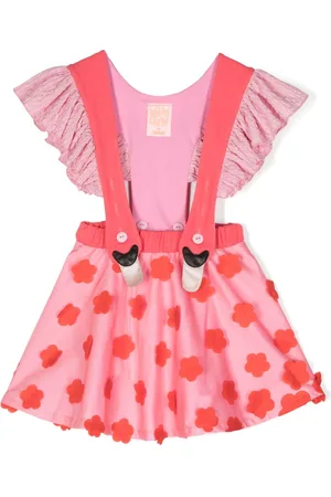 Wauw Capow by Bangbang Bird Girl Frill sleeveless dress