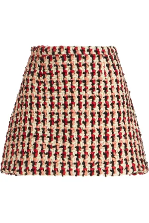 Etro Bouclé wool-blend mini skirt