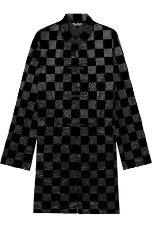 Comme des Garçons Checkerboard-pattern coat