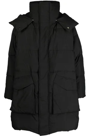 Etudes Ile detachable-hood padded coat