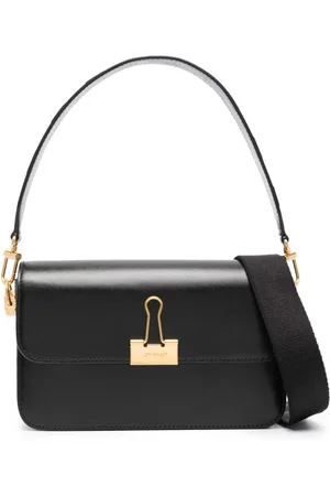 OFF-WHITE Binder leather shoulder bag