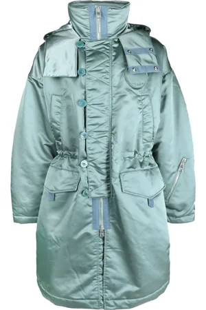 Etudes Lutece logo-patch hooded coat