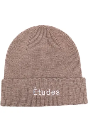 Etudes Logo-embroidered wool beanie