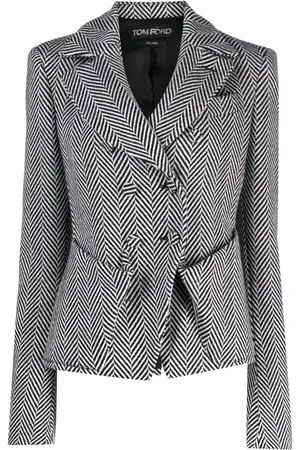 Tom Ford Herringbone double-breasted blazer