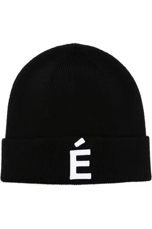 Etudes Logo-patch wool beanie