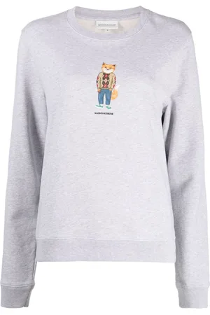 Maison Kitsuné Fox-print cotton sweatshirt