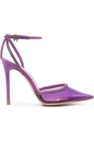 Gianvito Rossi Plexi 110mm crystal-embellished pumps